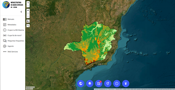 captura mapa altimetrico CAPA