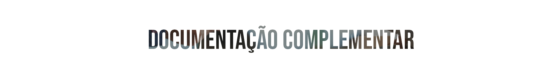 documentação complementar