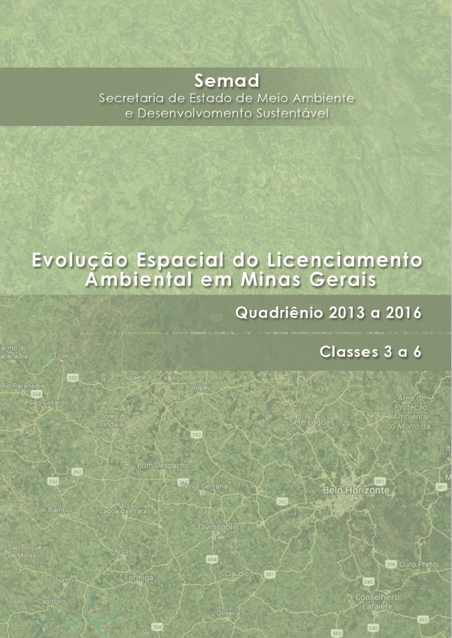 Capa Estudo Licenciamento Ambiental DGTA